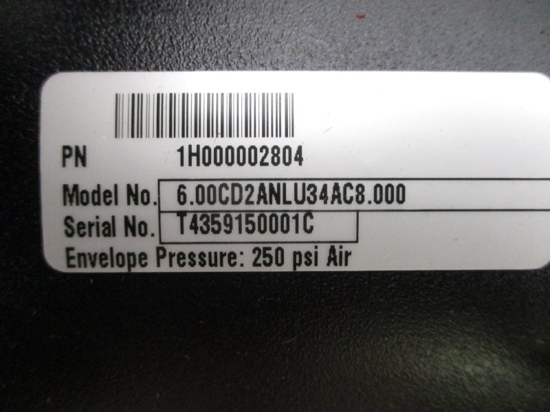 PARKER 1H000002804 6.00CD2ANLU34AC8.000 250PSI NSNP