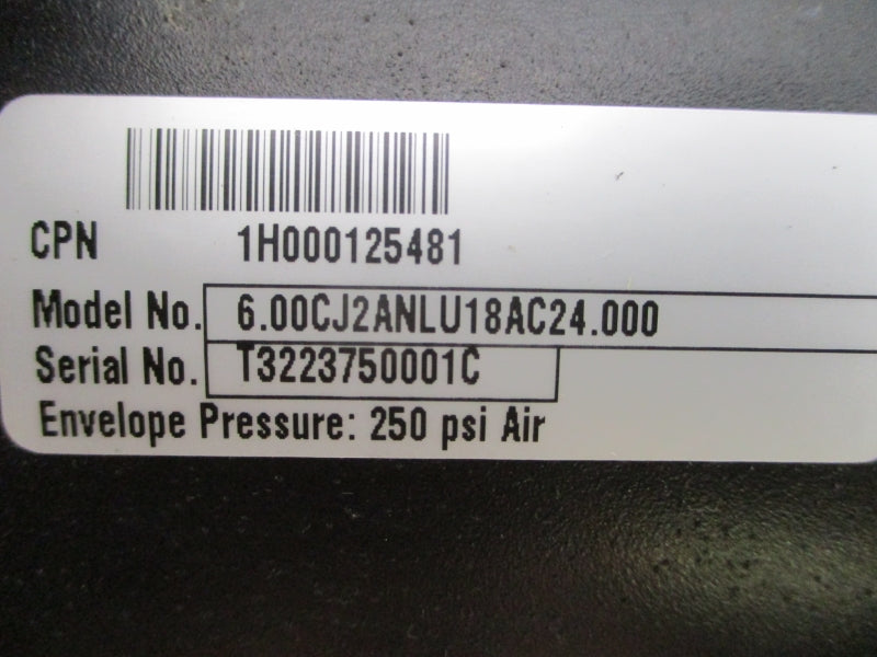 PARKER 1H000125481 6.00CJ2ANLU18AC24.000 250PSI NSNP