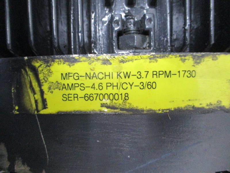 ANSON HYDRAULICS VP5F-B3-50 W/ NACHI MOTOR 4.6A NSNP