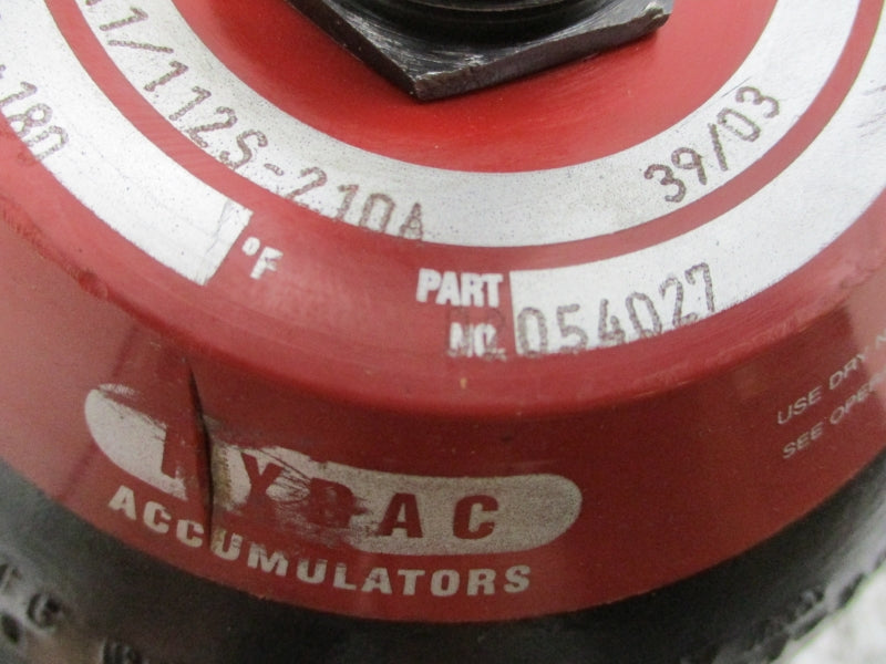 HYDAC 054027 SB330-10A1/112S-210A 3800PSI NSNP