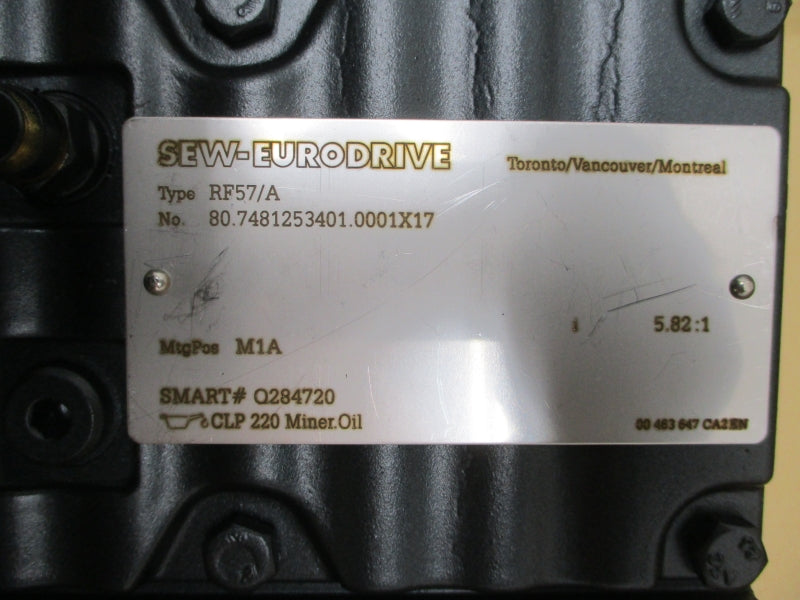 SEW-EURODRIVE K87R57DRE90M4/MM15/MO/LN 380-500V 3.00A NSMP