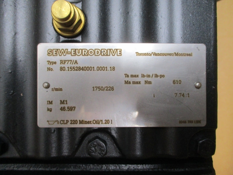 SEW-EURODRIVE R133R77/A NSMP