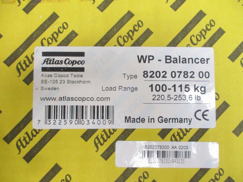 ATLAS COPCO 8202078200 220.5-253.6LBS NSMP