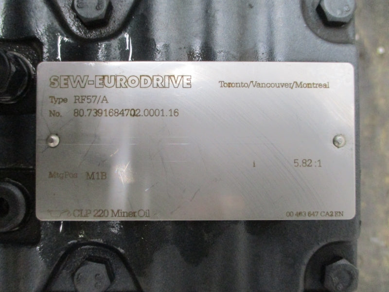 SEW-EURODRIVE K97R57DRN100L4 230/460V 14.30/7.20A NSNP