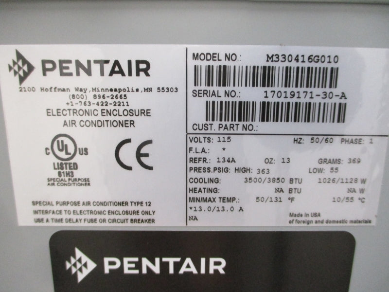 PENTAIR M330416G010 115V 13.0/13.2A NSMP