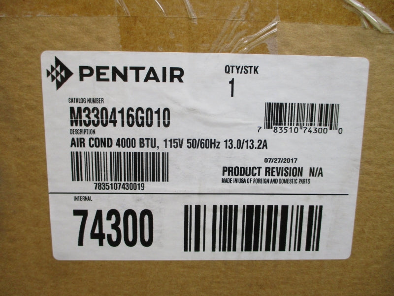 PENTAIR M330416G010 115V 13.0/13.2A NSMP