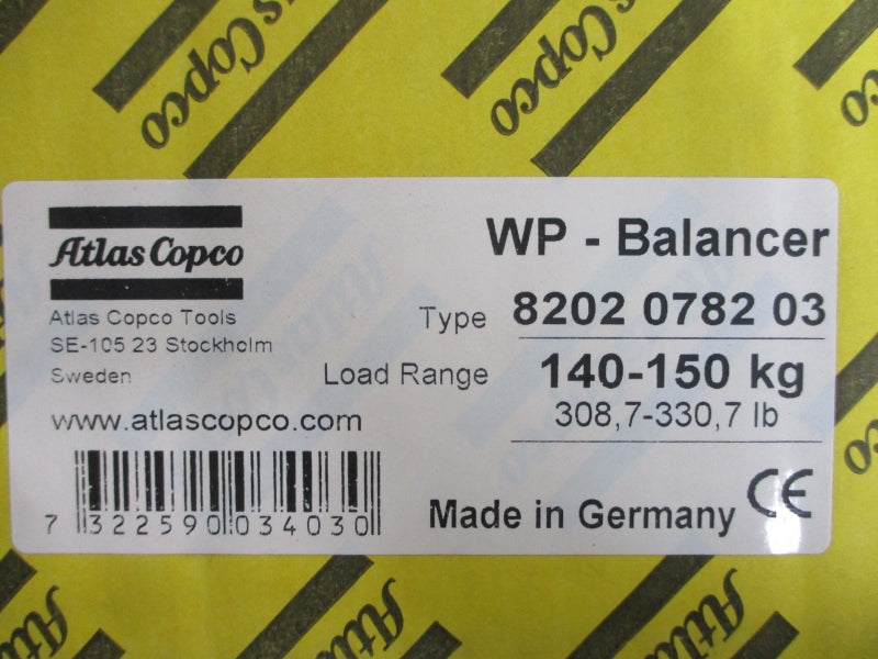 ATLAS COPCO 8202078203 308.7-330.7LBS NSMP