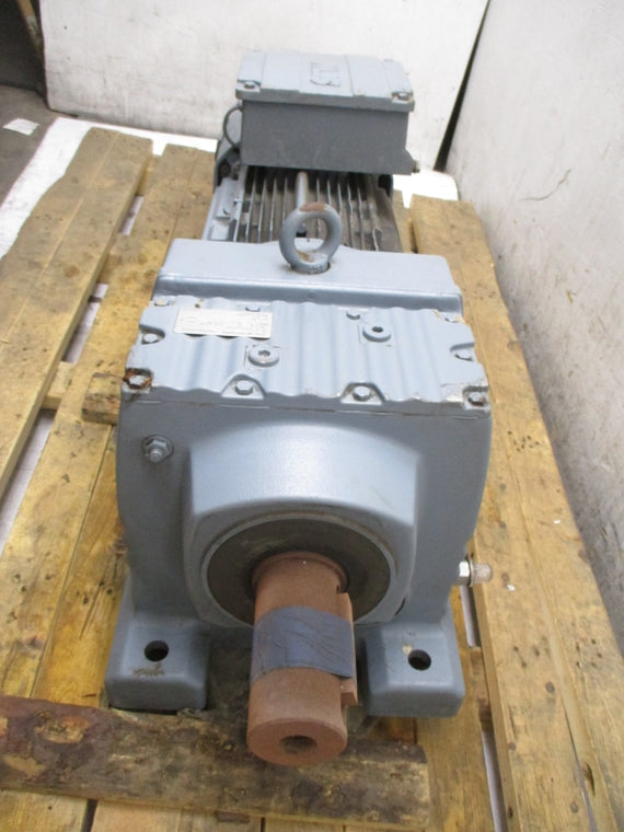 SEW-EURODRIVE R107DRN160L4/BE20HR/EV7C 230/460V 50.00/25.00A (AS PICTURED) NSNP