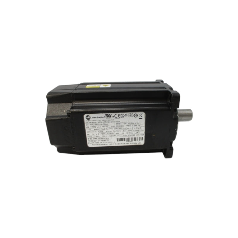 ALLEN BRADLEY MPL-B430P-MJ72AA SER. A 460VAC 9.2A UNMP