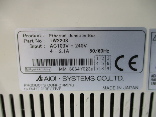 AIOI SYSTEMS TW2208 100-240VAC 4-2.1A NSNP