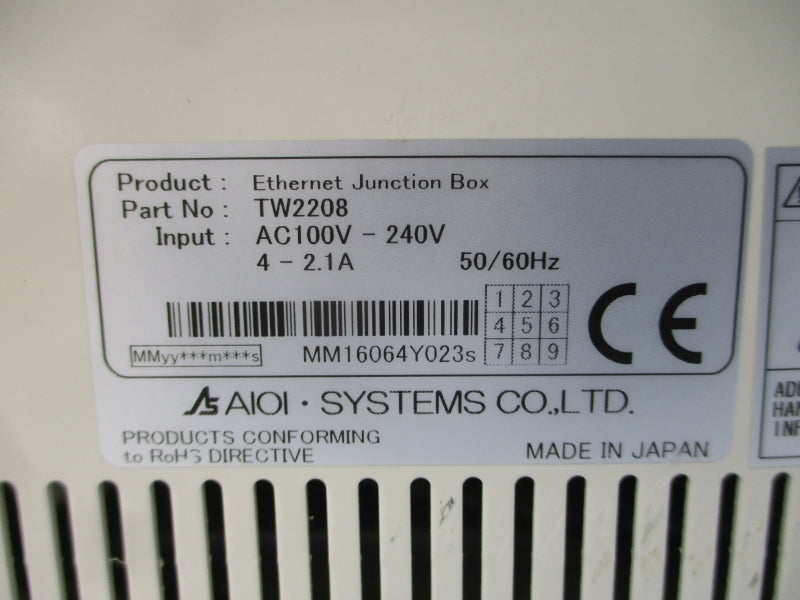 AIOI SYSTEMS TW2208 100-240VAC 4-2.1A NSNP