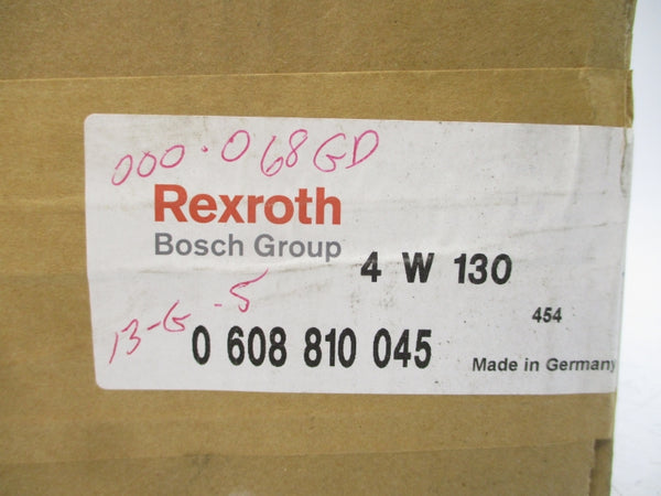 REXROTH ANGLE HEAD 4W130 0608810045 NSFS