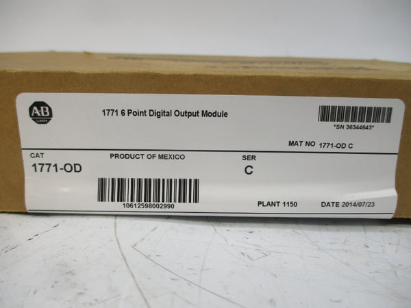 ALLEN BRADLEY 1771-OD SER. C DATE: 2014 NSFS