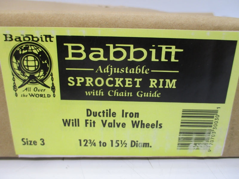 BABBITT CX19E10 SIZE 3 12-3/4" X 15-1/2" NSMP