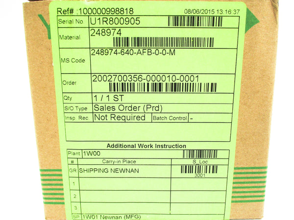 YOKOGAWA 248974-640-AFB-0-0-M NSMP