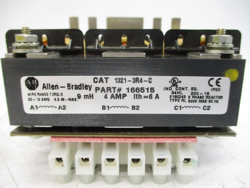 ALLEN BRADLEY 1321-3R4-C SER. A 600V 4A (BR/WH) NSMP