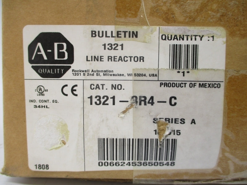 ALLEN BRADLEY 1321-3R4-C SER. A 600V 4A (BR/WH) NSMP