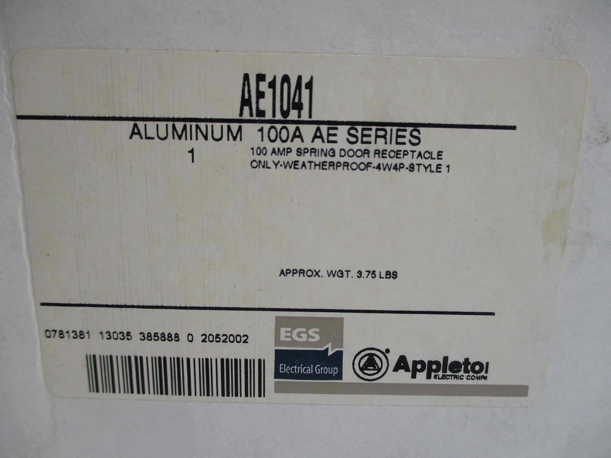 APPLETON AE1041 NSMP
