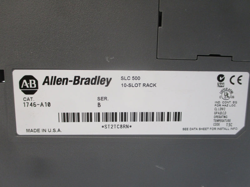 ALLEN BRADLEY 1746-A10 SER. B UNMP
