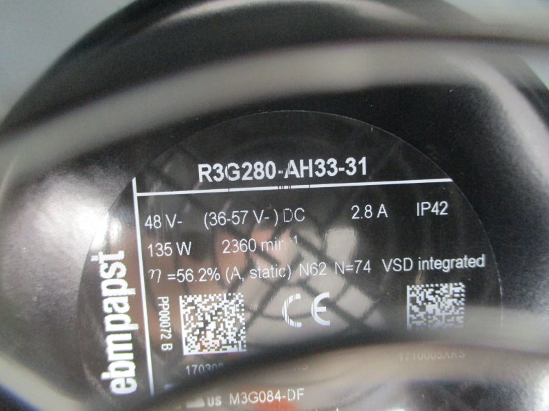 FAN R3G280-AH33-31 48VDC 2.8A NSNP