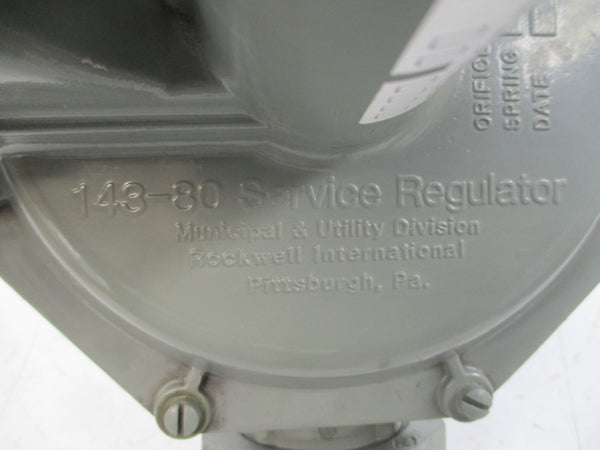 ROCKWELL GAS REGULATOR 143-80 40PSI 5-16" NSNP