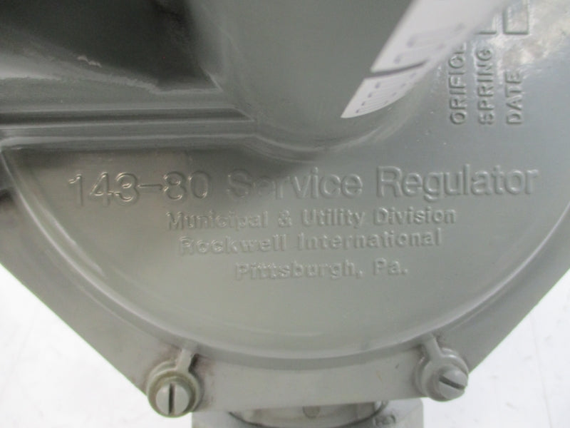 ROCKWELL GAS REGULATOR 143-80 40PSI 5-16" NSNP