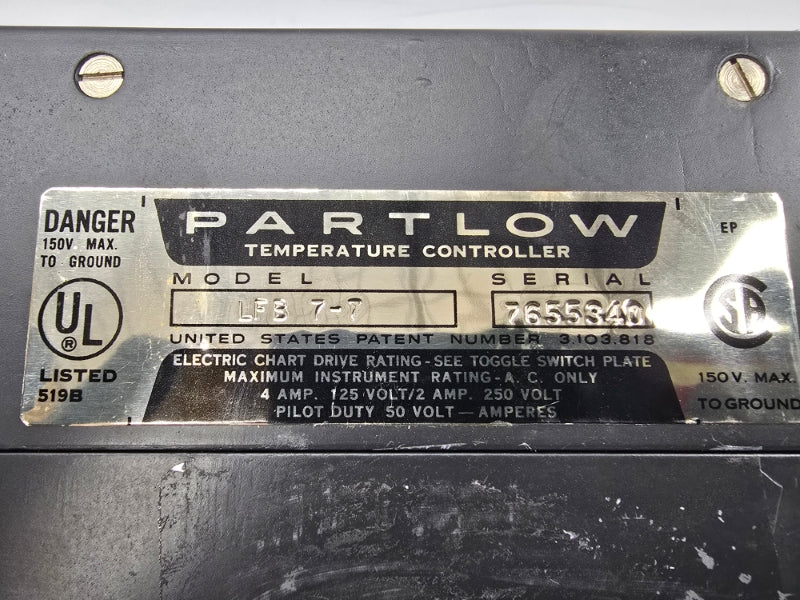 PARTLOW LFB7-7 125/250V 2/4A NSNP