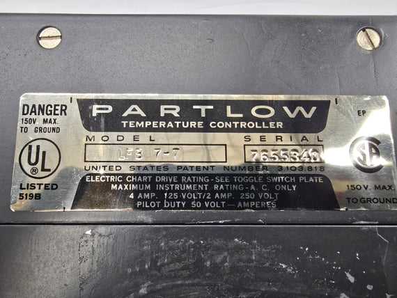 PARTLOW LFB7-7 125/250V 2/4A NSNP