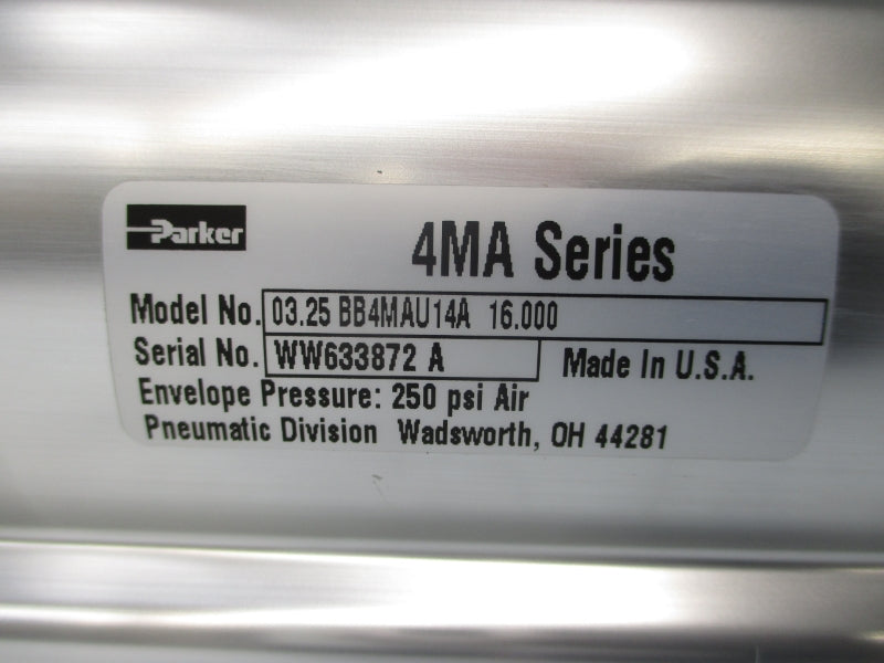 PARKER 03.25BB4MAU14A16.000 SER. 4MA 250PSI NSNP