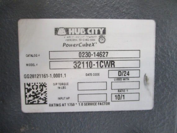 HUB CITY 0230-14627 32110-1CWR NSNP