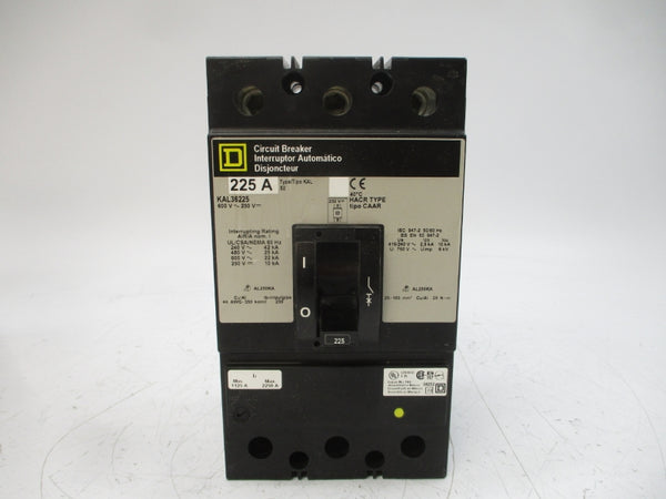 SQUARE D KAL36225 SER. 2 600V 225A (BL/Y) NSMP
