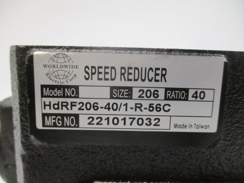 WORLDWIDE ELECTRIC HDRF206-40/1-R-56C+221017032 NSMP