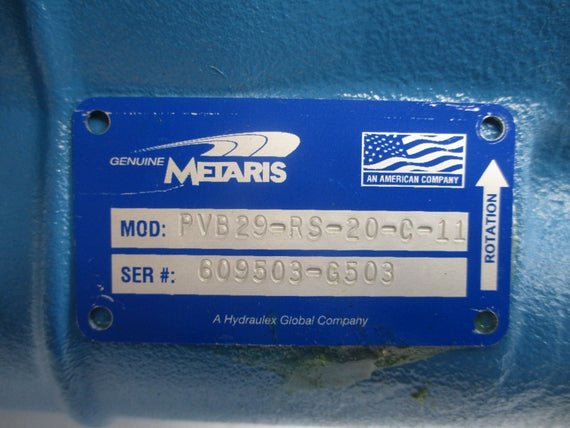 METARIS PVB29-RS-20-C-11 NSNP