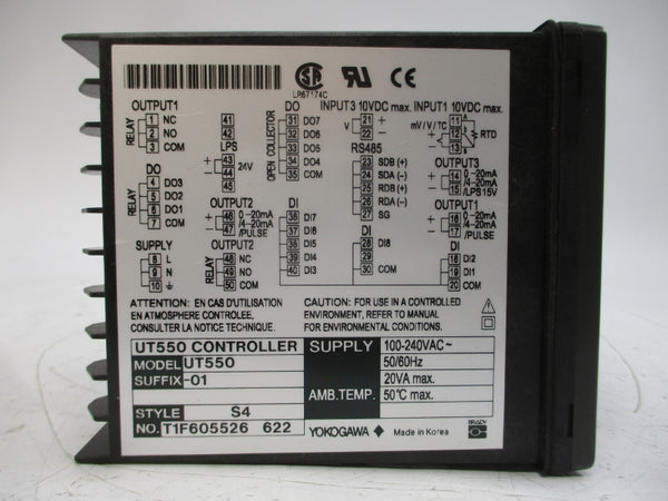 YOKOGAWA UT550-01 100-240VAC NSMP