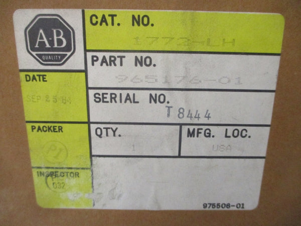 ALLEN BRADLEY 1772-LH NSMP