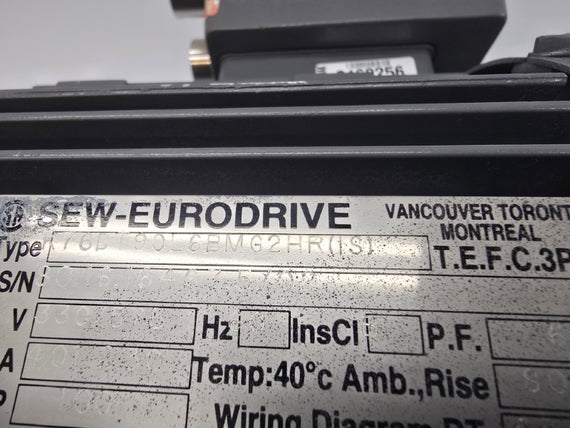 SEW-EURODRIVE K76DT90L6BMG2HR(IS) 330/575V 4.01/2.30A NSNP