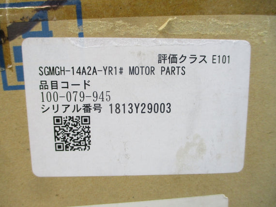 YASKAWA ELECTRIC SGMGH-14A2A-YR14 200VAC 15.5A NSMP