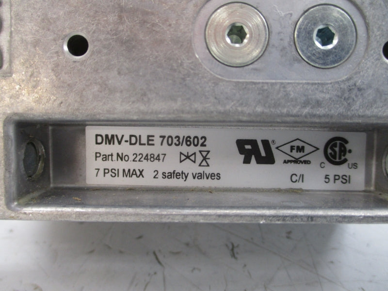 DUNGS DMV-DLE703/602 224847 110-120VAC 5-7PSI NSMP