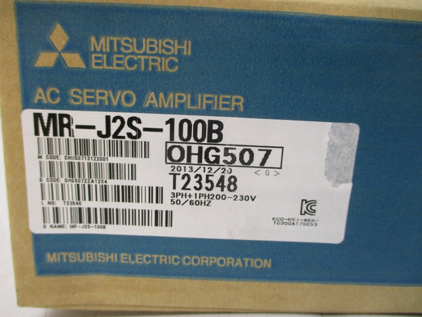 MITSUBISHI MR-J2S-100B 200-230VAC 5.0A NSMP