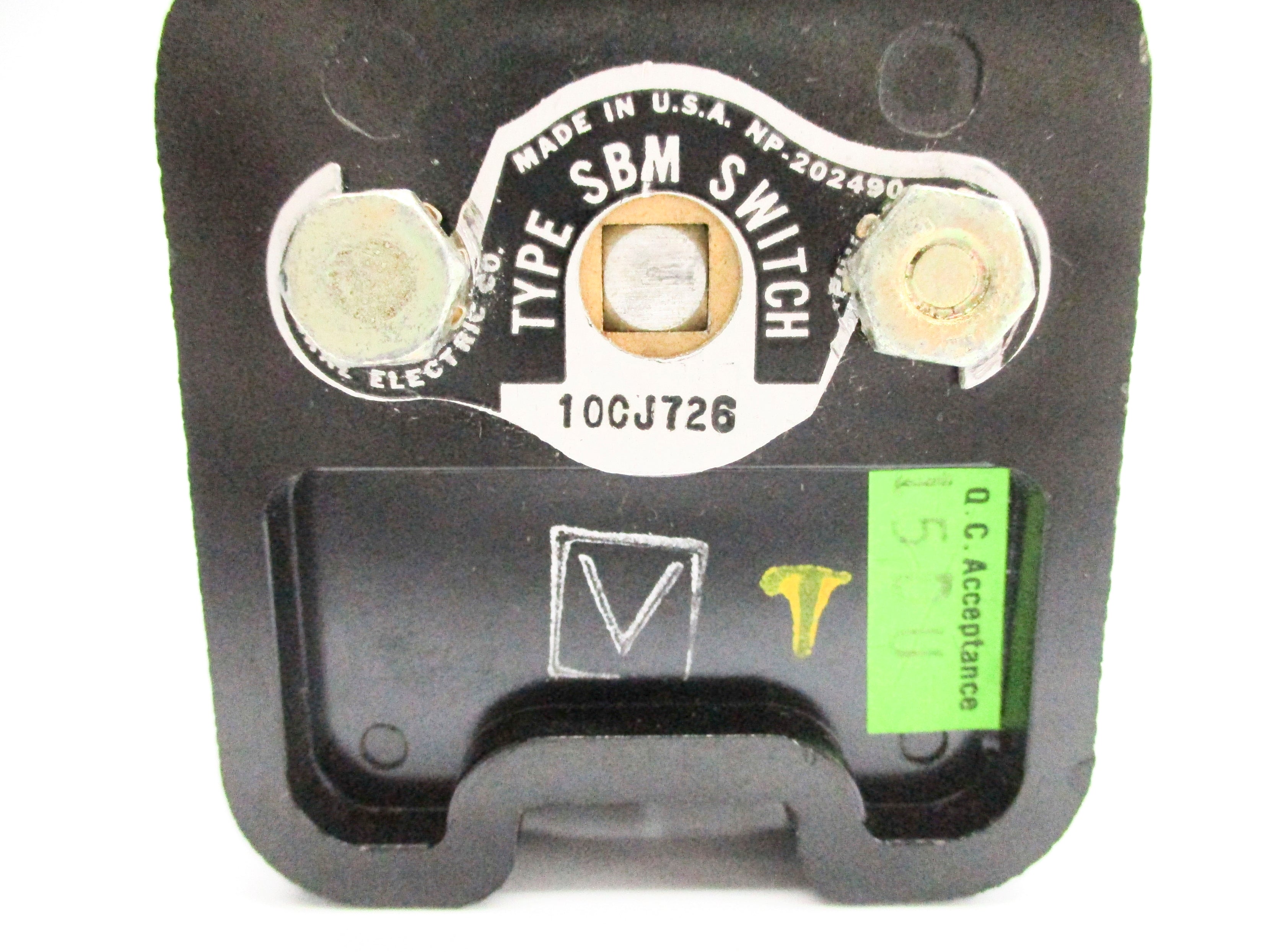 GENERAL ELECTRIC SBM10CJ726 NSNP