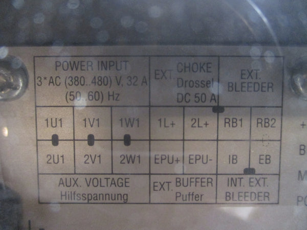 INDRAMAT TVD1.3-15-03 268888 380-480VAC 32A (AS PICTURED) UNMP