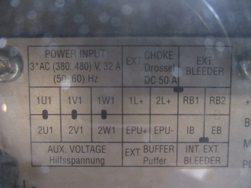 INDRAMAT TVD1.3-15-03 268888 380-480VAC 32A (AS PICTURED) UNMP