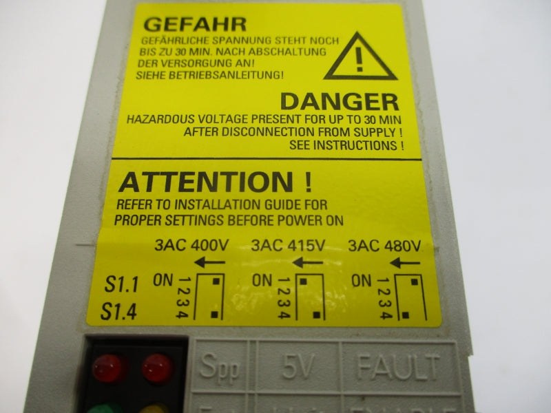 SIEMENS 6SN1112-1AC01-0AA1 480VAC UNMP