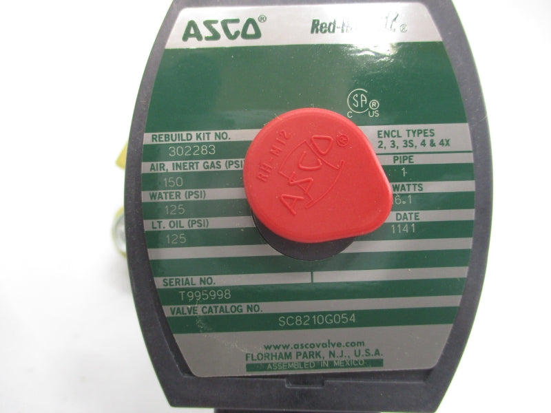 ASCO SC8210G054 24V 125-150PSI 1" NSMP