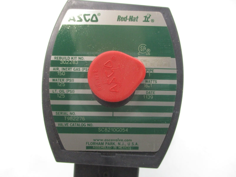 ASCO SC8210G054 120V 125-150PSI 1" NSMP