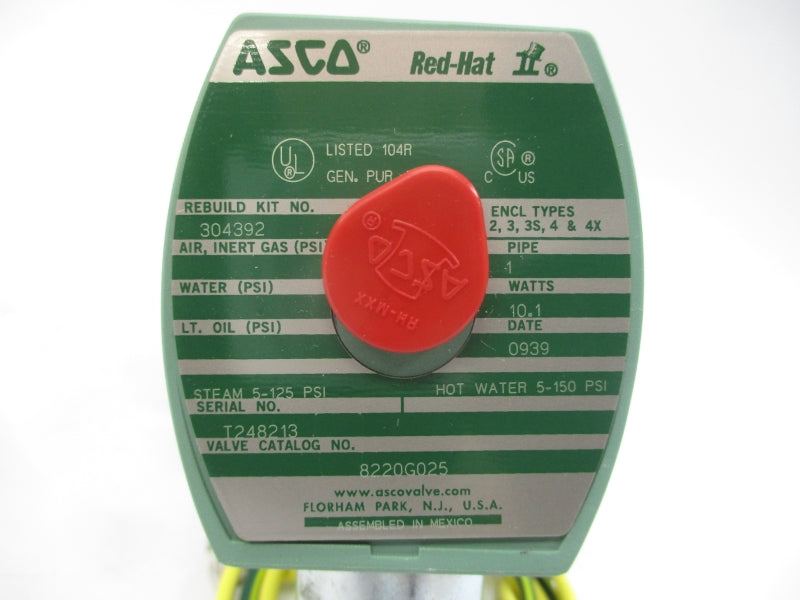 ASCO 8220G025 22/24V 5-150PSI 1" NSMP