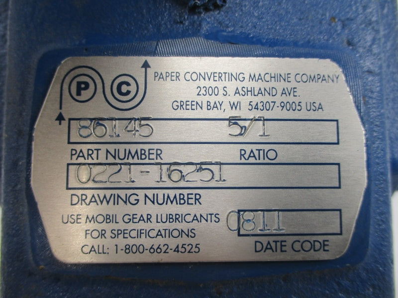 PAPER CONVERTING MACHINE 86145 0221-16251 NSNP