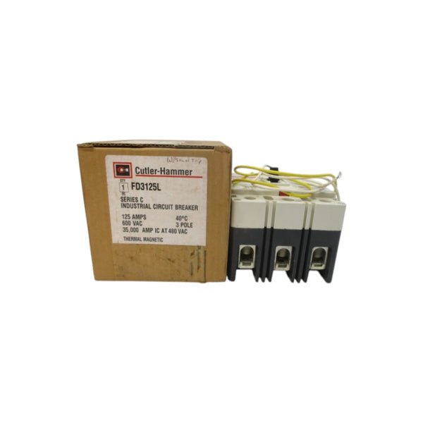 CUTLER HAMMER FD3125L 6639C94G98 600VAC 125A NSMP