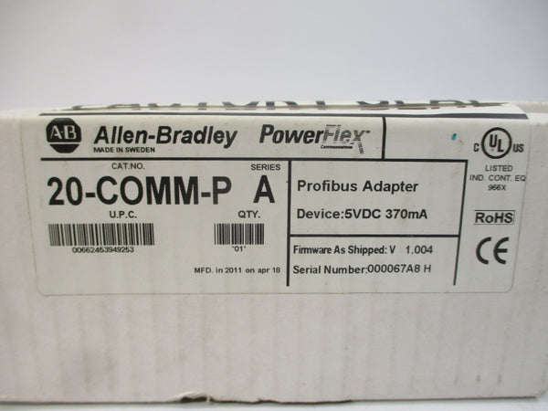 INDUSTRIAL SPARE PART 20-COMM-P SER. A F/W 1.004 5VDC NSMP