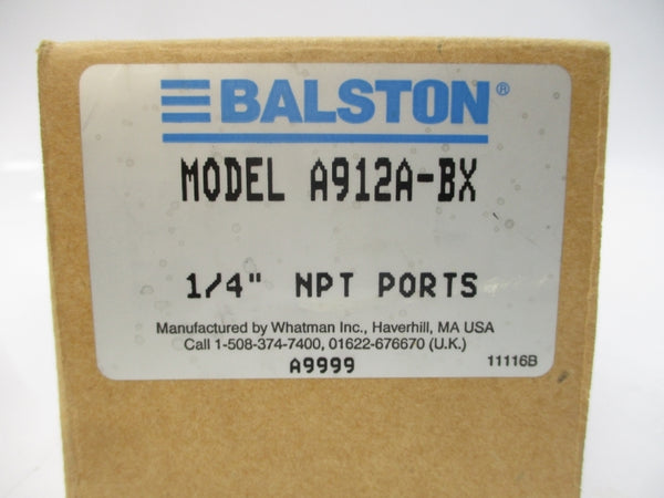 BALSTON A912A-BX 250PSI 1/4" NSMP
